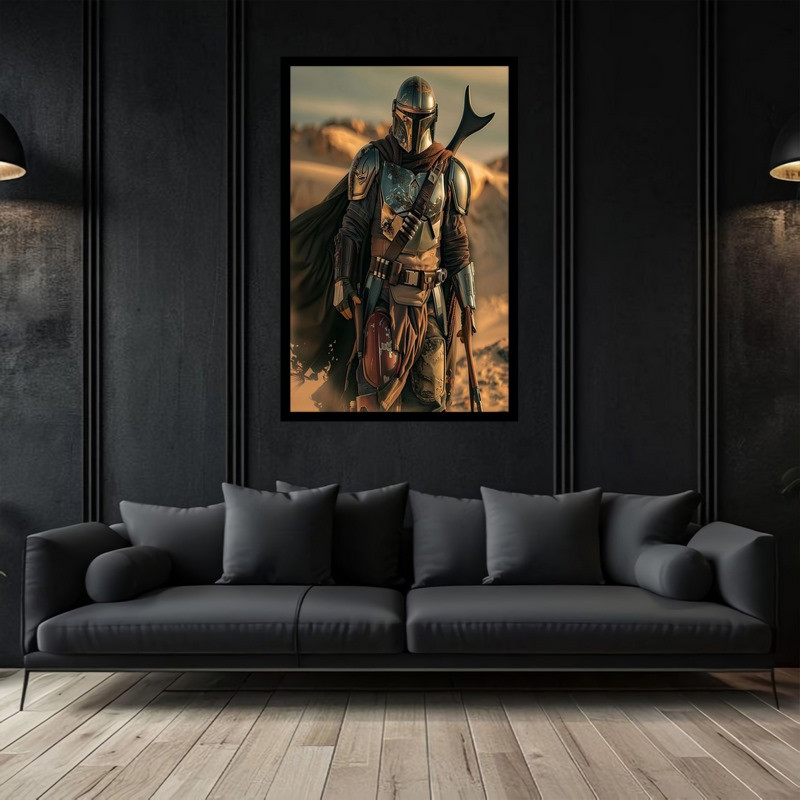 تابلو بکلیت طرح نقاشی و هنر دیجیتال جنگ ستارگان مدل B-bu2807