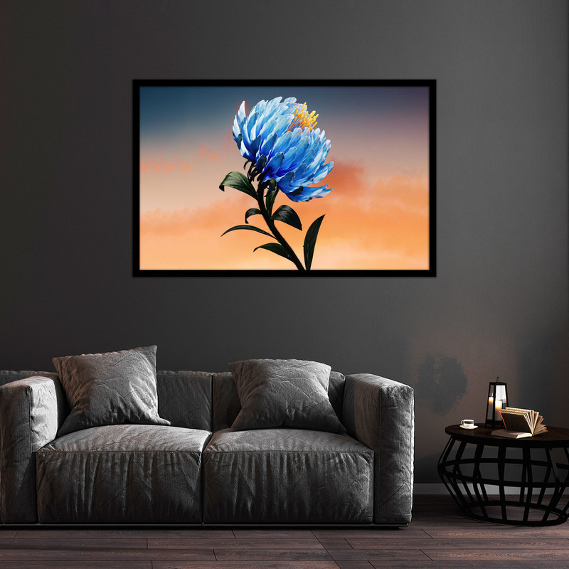 تابلو بکلیت طرح هنری مدرن گل مدل B-bu1114