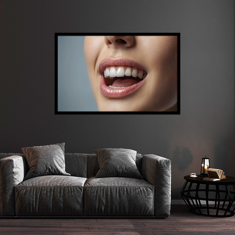 تابلو بکلیت طرح لبخند دندانپزشکی مدل B-bu1165