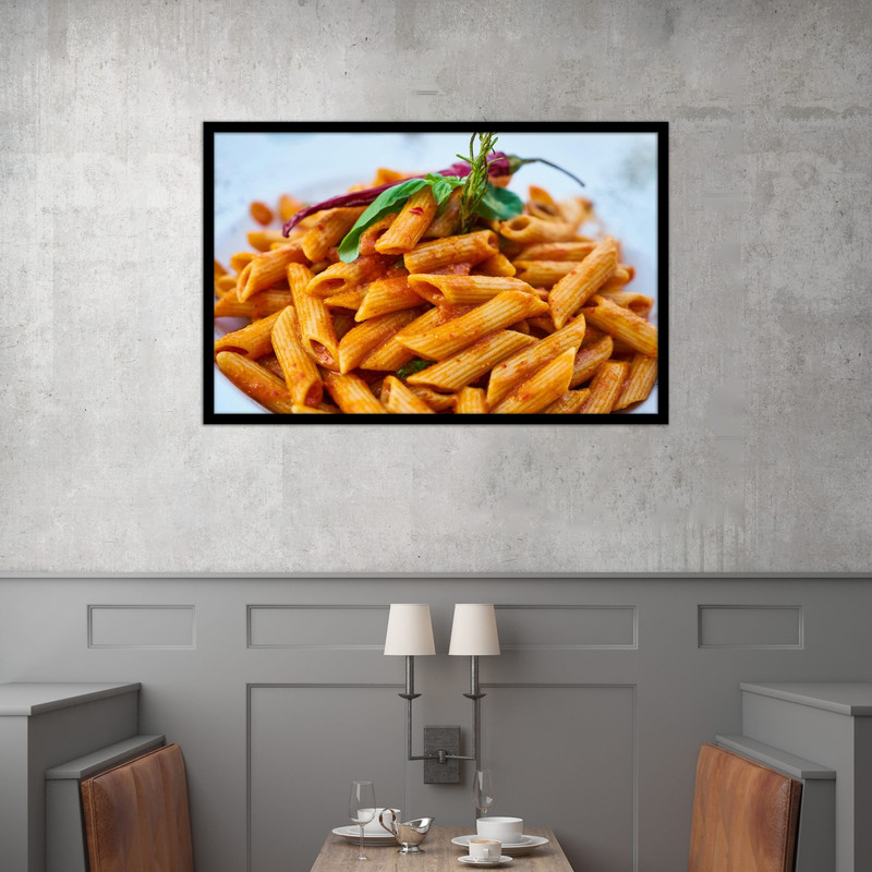 تابلو بکلیت طرح رستورانی غذا پاستا مدل B-bu2580