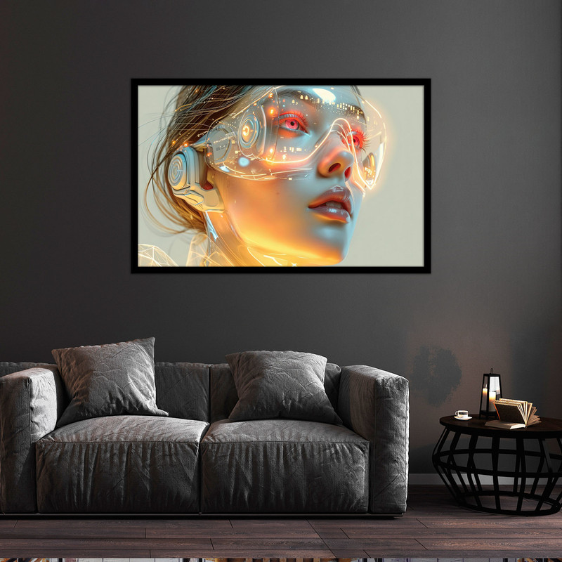 تابلو بکلیت طرح مدرن انسان و فناوری مدل B-bu1009