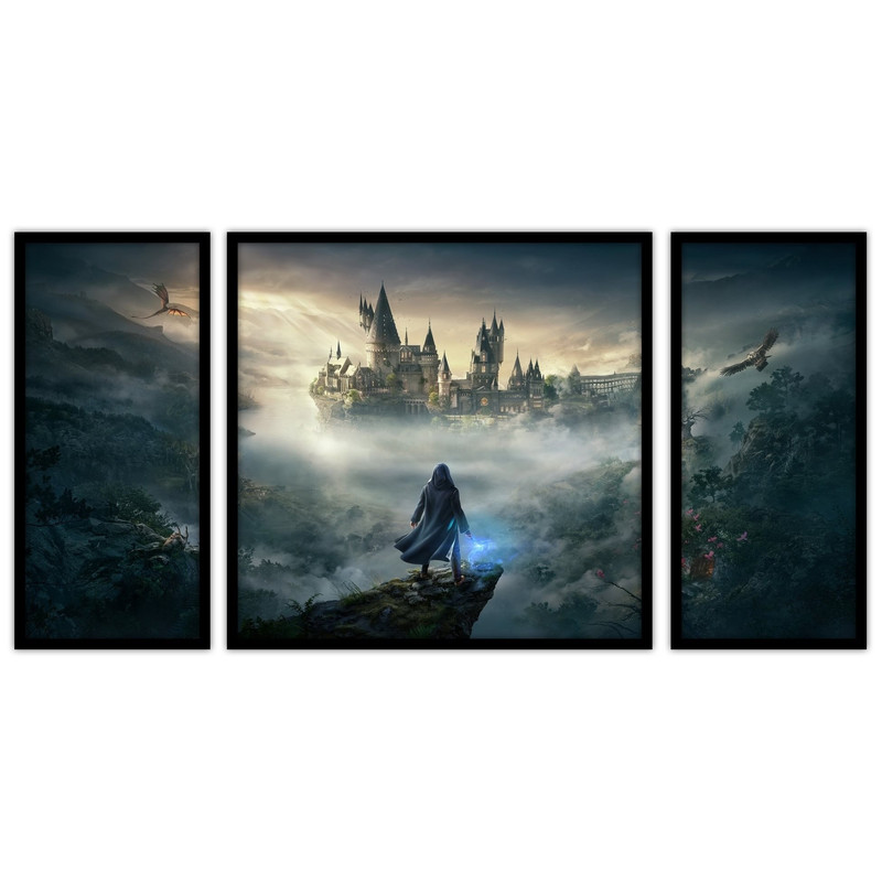 تابلو بکلیت طرح هری پاتر  مدل B-bu3262 مجموعه 3 عددی