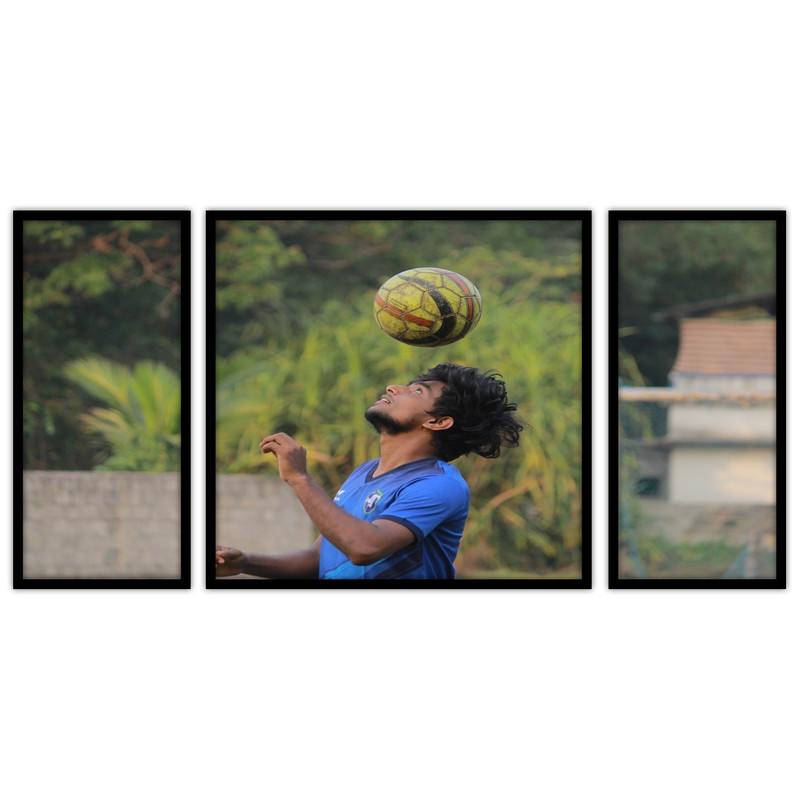 تابلو بکلیت طرح ورزشی و فوتبال مدل B-bu3301 مجموعه 3 عددی