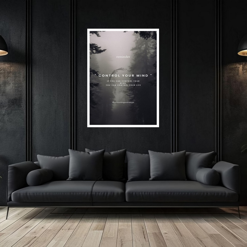 تابلو بکلیت طرح  دکوری هنری و مدرن  جمله و متن انگلیسی مدل W-bu5343