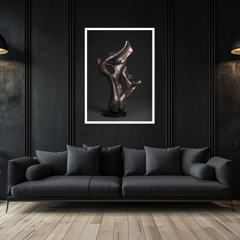 تابلو بکلیت طرح دکوری هنری و مدرن مجسمه و تندیس  مدل W-bu5394