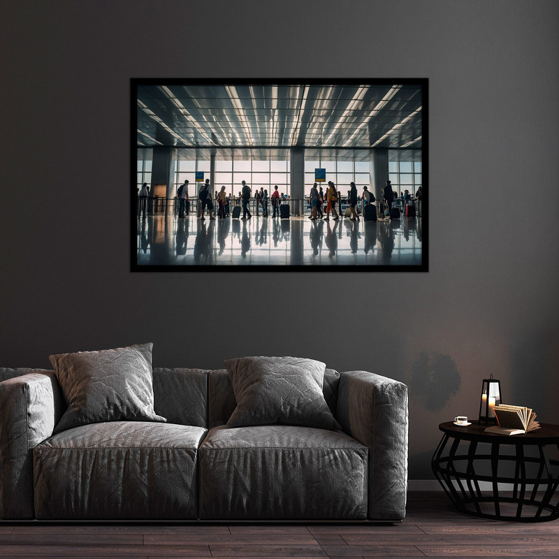 تابلو بکلیت طرح فرودگاه مسافر و سفر مدل B-bu2550