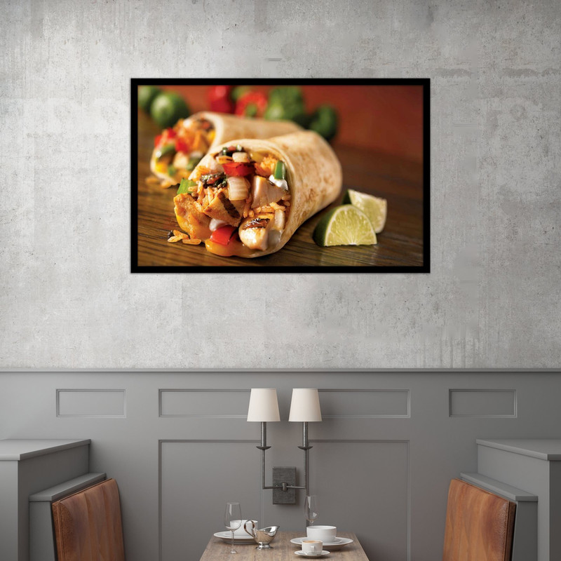 تابلو بکلیت طرح رستورانی غذا مدل B-bu2593