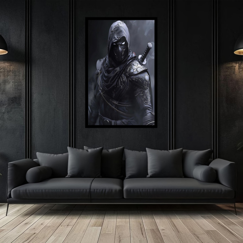 تابلو بکلیت طرح نقاشی و هنر دیجیتال شخصیت سینمایی مون نایت مدل B-bu2733