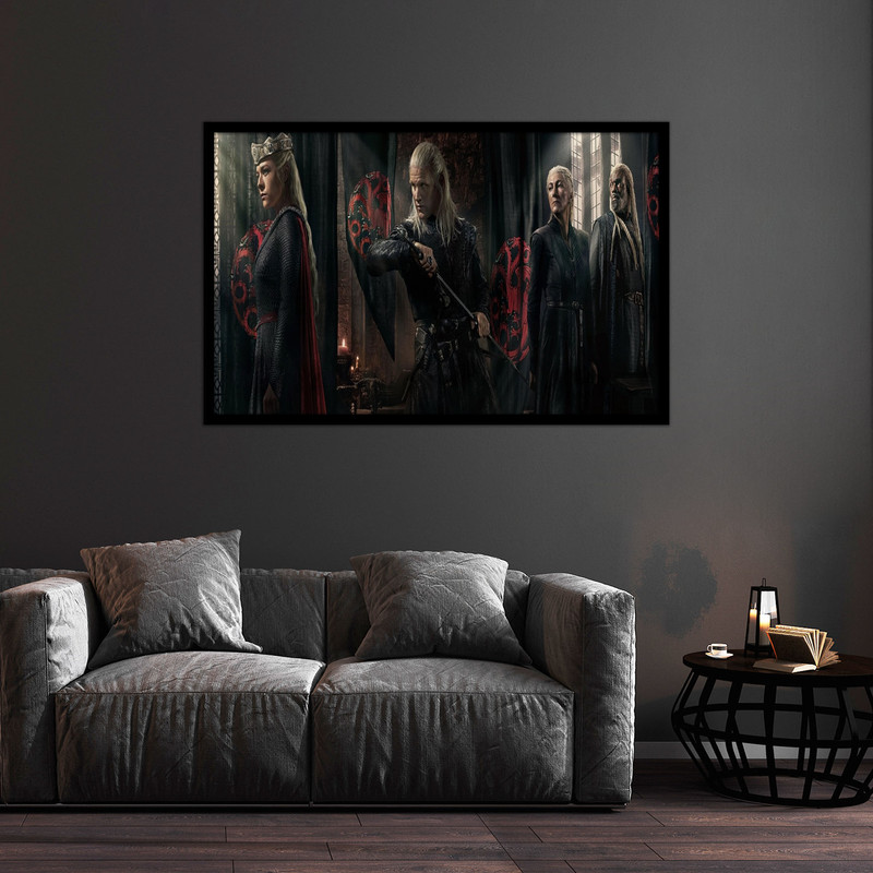 تابلو بکلیت طرح اکشن فیلم خانه اژدها مدل B-bu2047