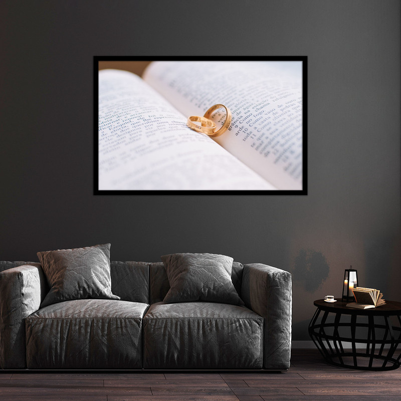 تابلو بکلیت طرح حلقه ازدواج مدل B-bu2082