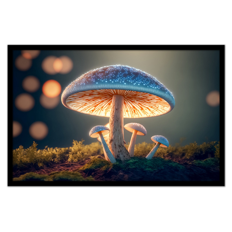 تابلو نوری بکلیت طرح هنری فانتزی قارچ مدل B-bu1319