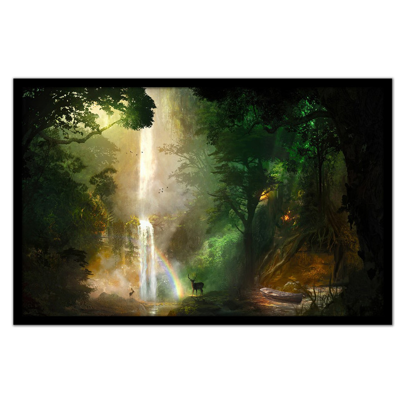 تابلو نوری بکلیت طرح هنری دکوراتیو منظره طبیعت مدل B-bu1259