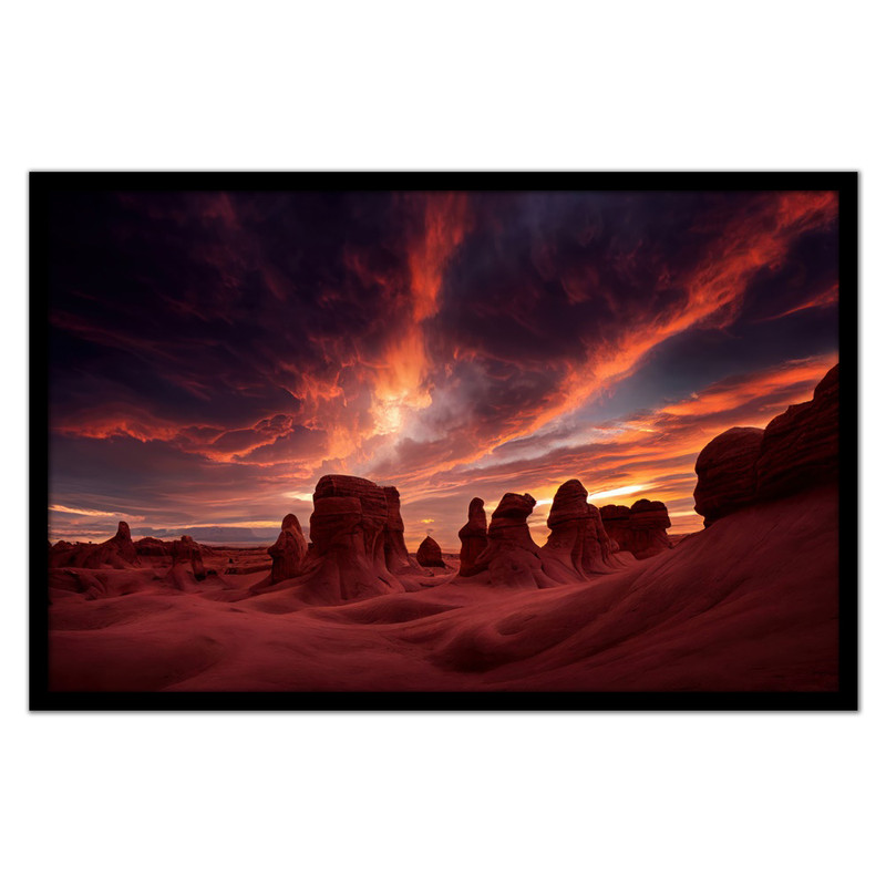 تابلو نوری بکلیت طرح کویر مدل B-bu1413