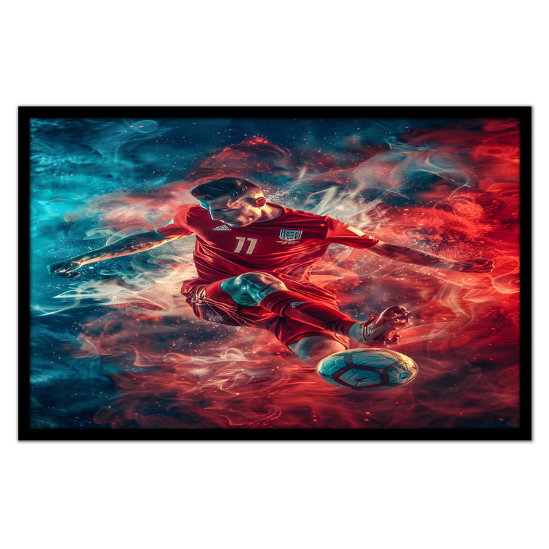 تابلو نوری بکلیت طرح ورزشی فوتبالی مدل B-bu1496