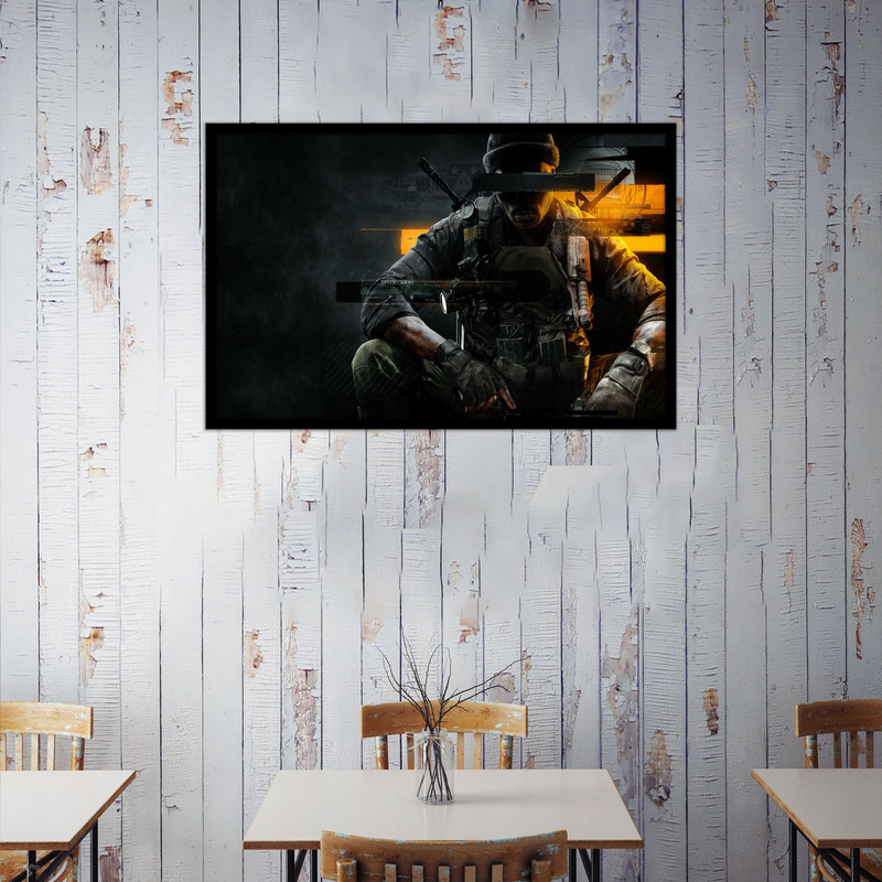 تابلو بکلیت طرح گیمینگ بازی کالاف دیوتی مدل B-bu1126