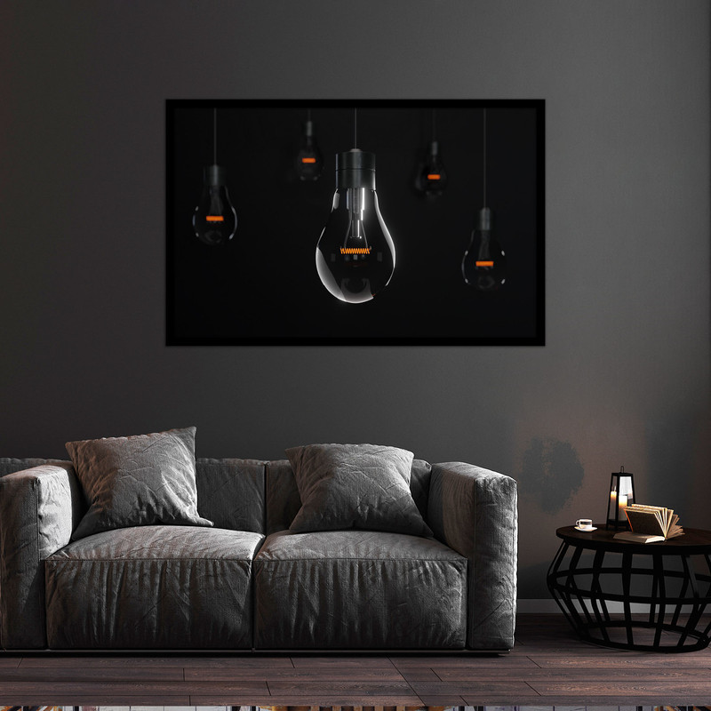 تابلو بکلیت طرح فانتزی لامپ مدل B-bu1037