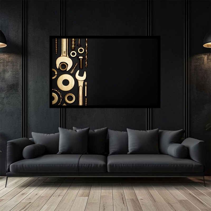 تابلو بکلیت طرح فنی و مهندسی  ابزار آلات مدل B-bu5087