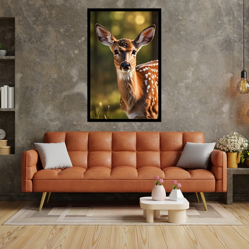 تابلو بکلیت طرح هنری آهو و مارال دکوراتیو حیوانات  مدل B-bu5108