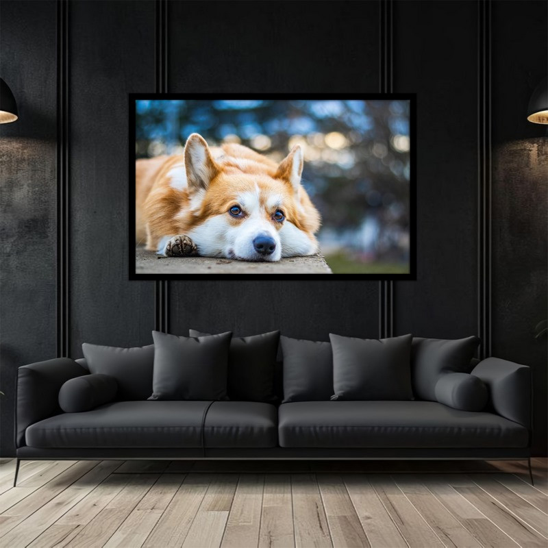 تابلو بکلیت طرح حیوانات سگ و پت مدل B-bu5106