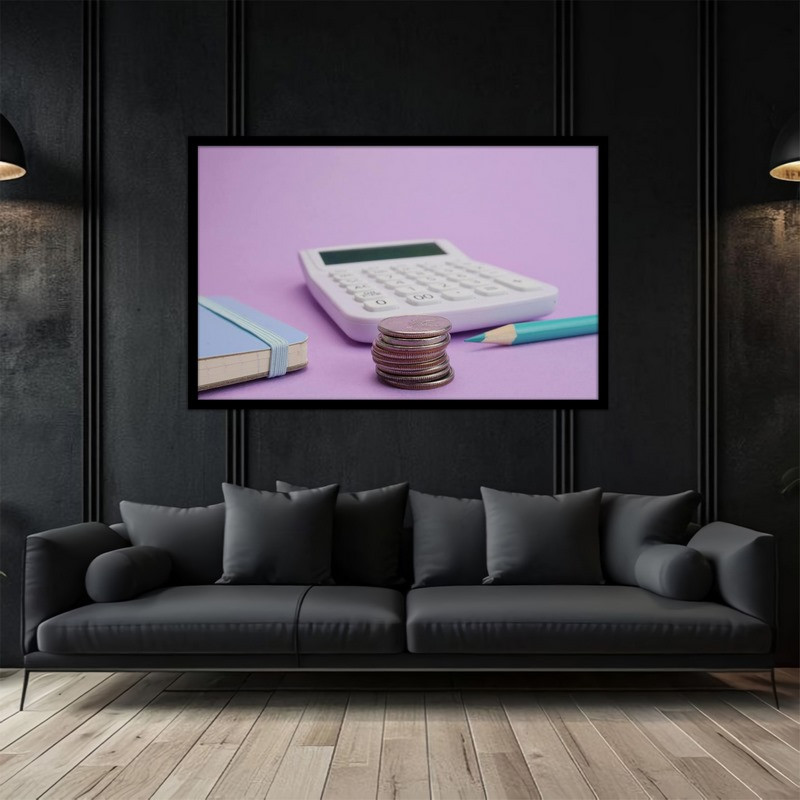 تابلو بکلیت طرح حسابداری ماشین حساب مدل B-bu5299