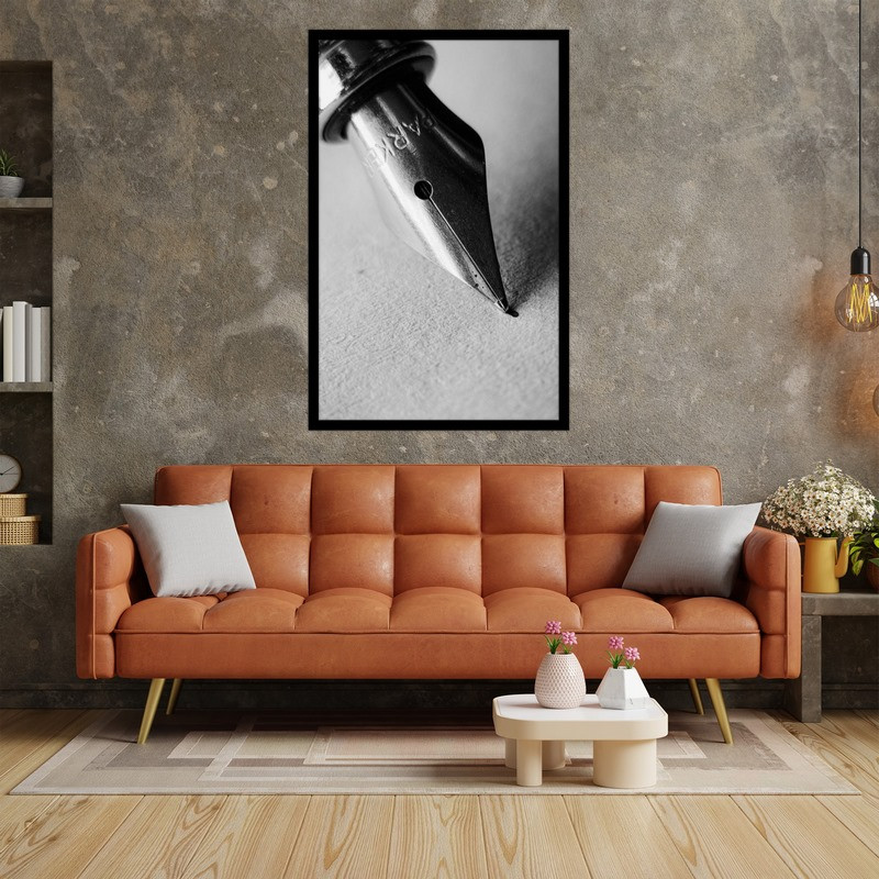 تابلو بکلیت طرح خوشنویس و قلم و خودکار لوکس مدل B-bu5270