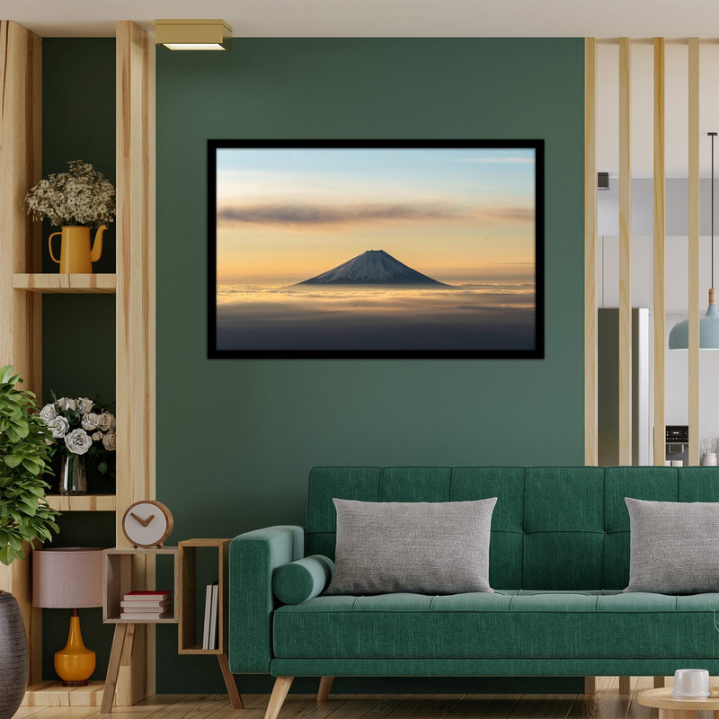 تابلو  نوری بکلیت طرح دکوراتیو کوه مدل B-bu2565