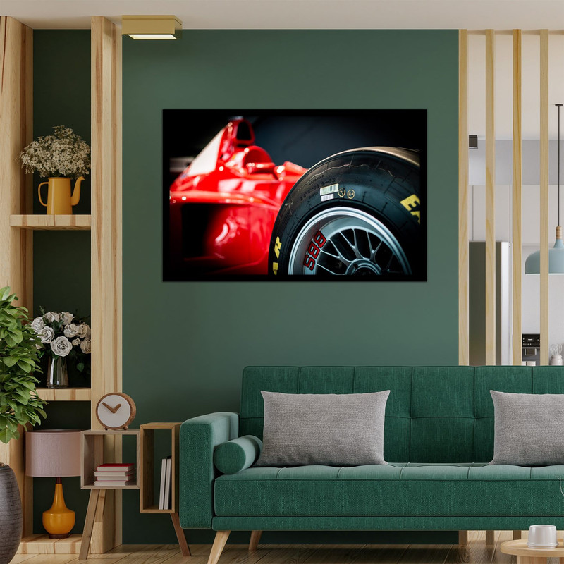 تابلو  نوری بکلیت طرح ماشین مسابقه و فرمول یک مدل B-bu2563