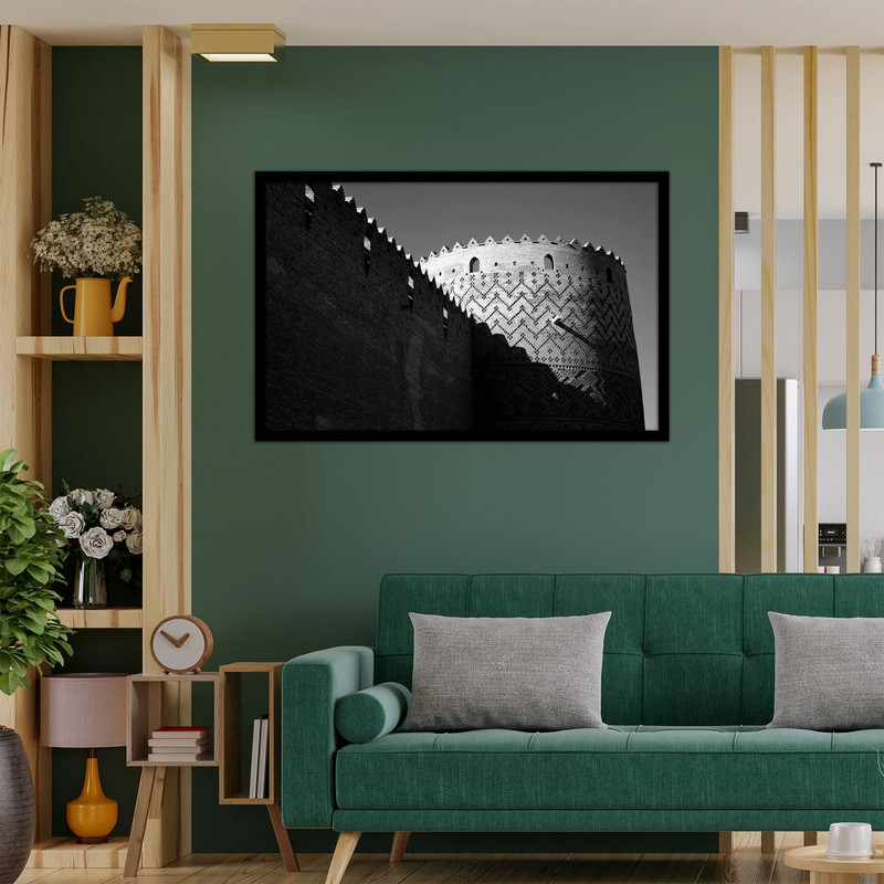 تابلو  نوری بکلیت طرح معماری ایرانی و باستانی و بنای تاریخی مدل B-bu2714