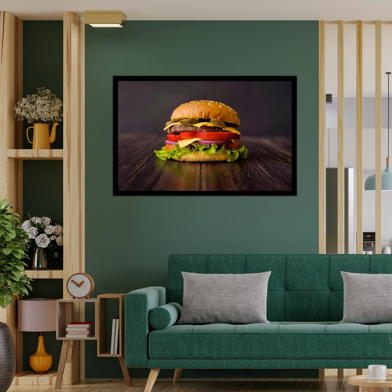 تابلو  نوری بکلیت مدل B-bu2595 طرح غذا و فست فود