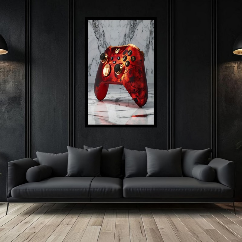 تابلو بکلیت طرح نقاشی و هنر دیجیتال گیمینگ دسته بازی مدل B-bu2794