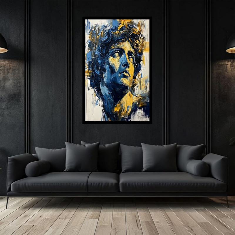 تابلو بکلیت طرح نقاشی و هنر دیجیتال تندیس و مجسمه سزار روم مدل B-bu2798