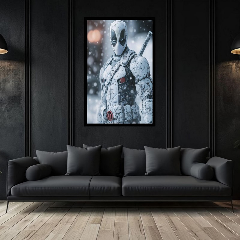 تابلو بکلیت طرح نقاشی و هنر دیجیتال  ددپول مدل B-bu2812