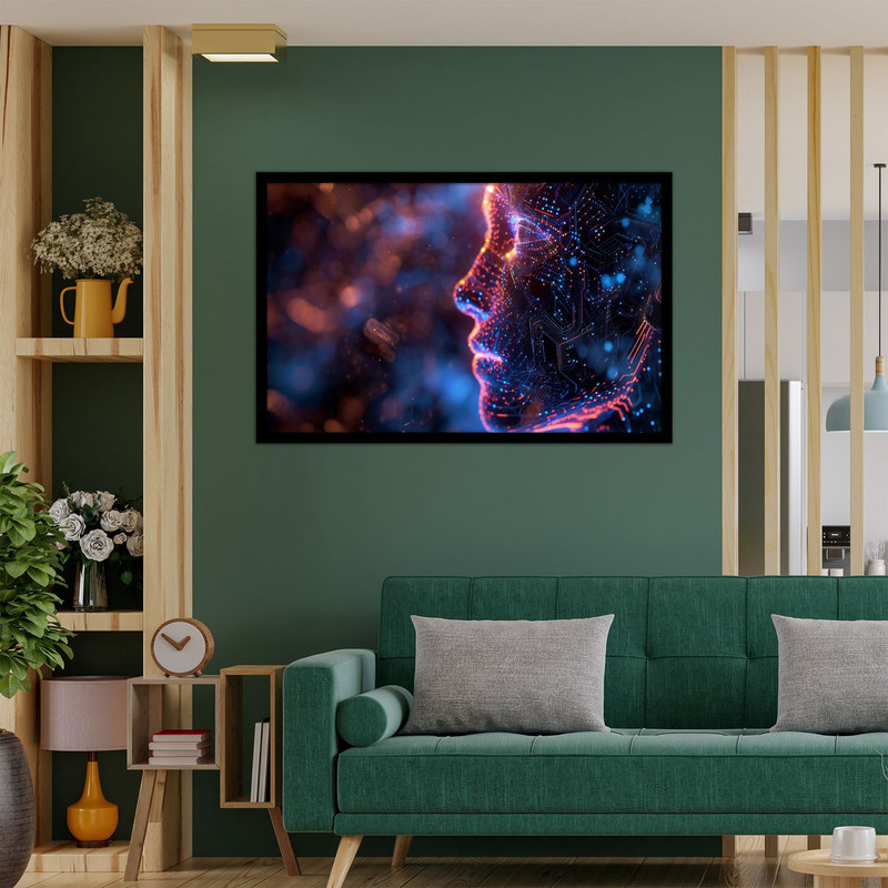 تابلو  نوری بکلیت طرح ربات انسان نما و فناوری مدل B-bu2658