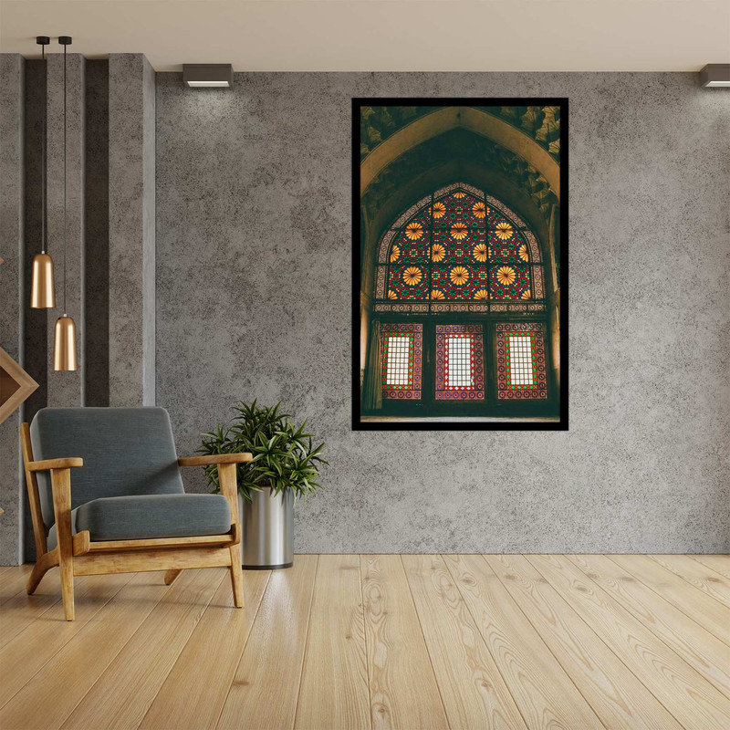 تابلو  نوری بکلیت مدل B-bu2630 طرح معماری ایرانی و بنای تاریخی