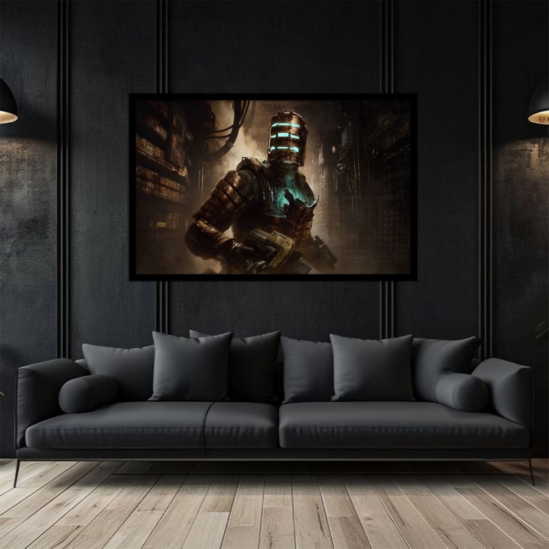 تابلو بکلیت طرح نقاشی و هنری دیجیتال گیمینگ و گیم نت بازی دید اسپیس مدل B-bu2914