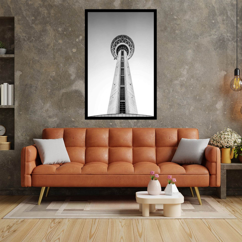 تابلو بکلیت طرح منظره شهری تهران  برج میلاد مدل  B-bu2642