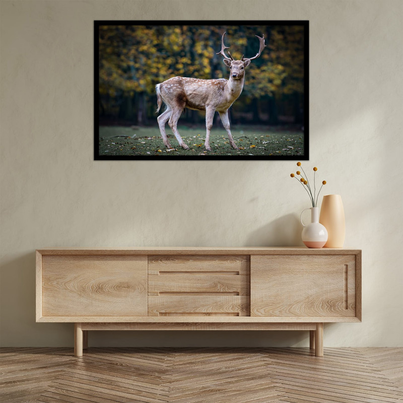 تابلو بکلیت طرح دکوراتیو حیوانات گوزن مدل B-bu2685