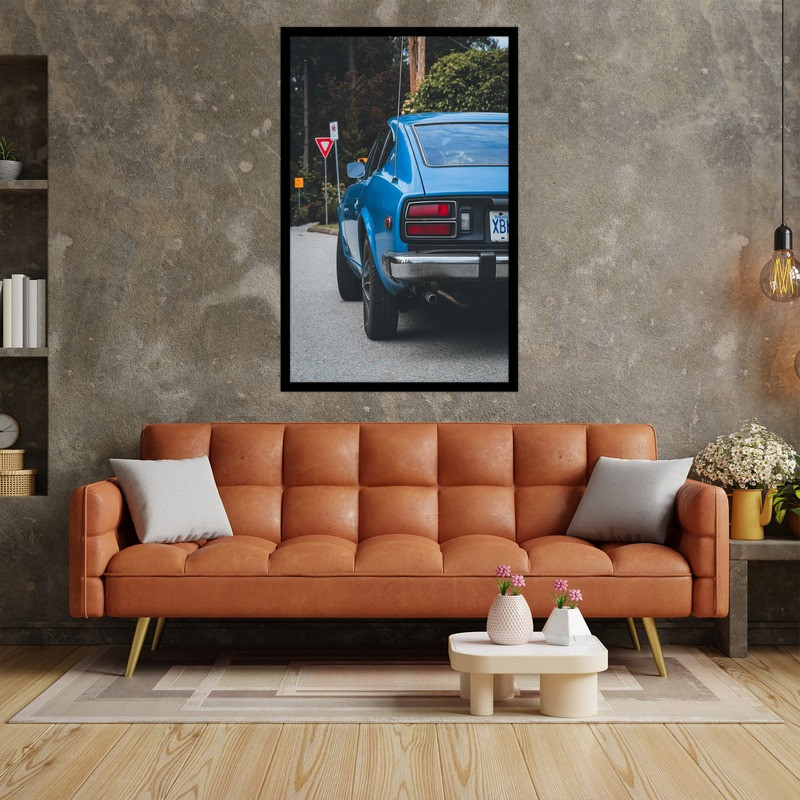 تابلو بکلیت طرح نوستالژیک و کلاسیک ماشین قدیمی مدل B-bu5259