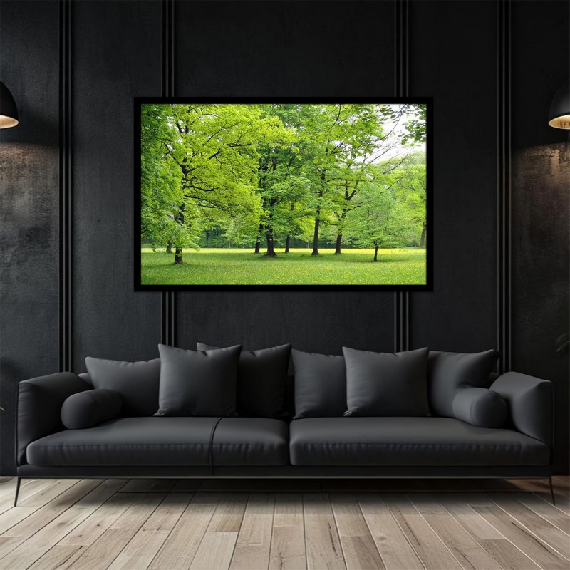 تابلو بکلیت طرح درخت و منظره طبیعت  مدل B-bu5025