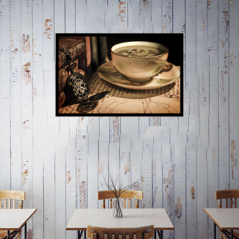 تابلو بکلیت طرح کلاسیک نقشه و قطب نما مدل B-bu1019