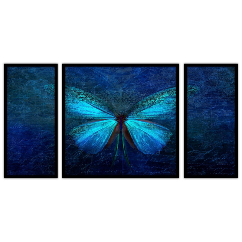 تابلو بکلیت طرح تصویر مدرن و هنری مدل B-bu3527 مجموعه 3 عددی
