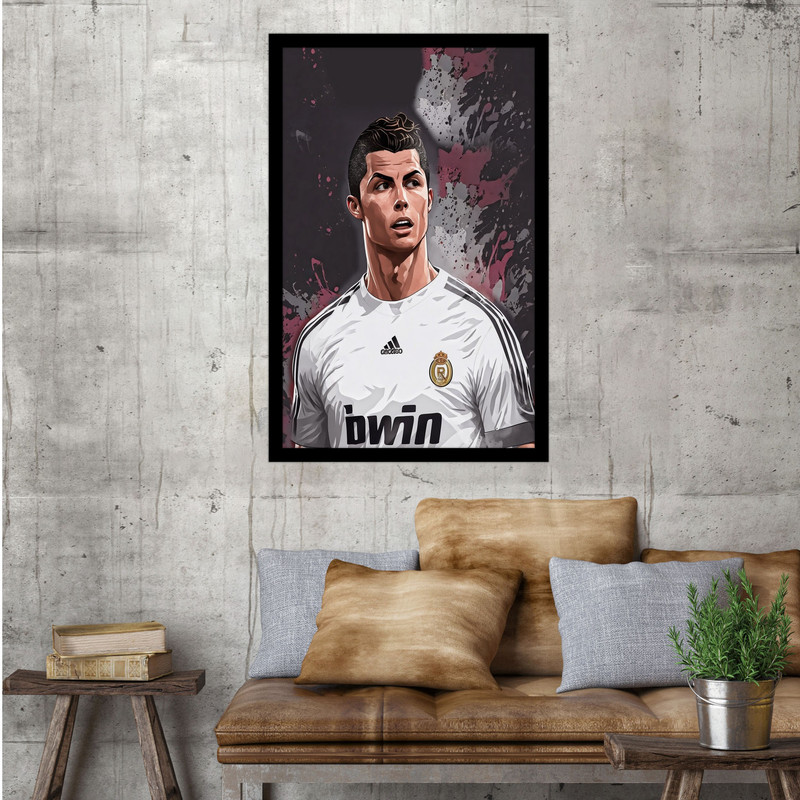 تابلو بکلیت طرح ورزشی فوتبالی رونالدو مدل B-bu1538