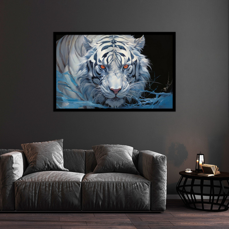 تابلو بکلیت طرح حیوانات ببر مدل B-bu1444