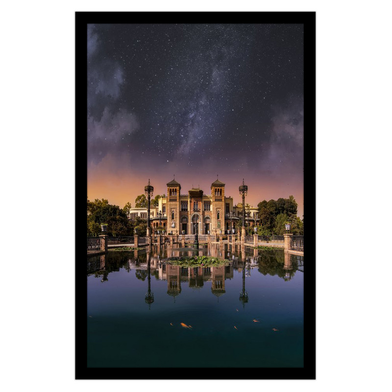 تابلو نوری بکلیت طرح ساختمان و بنا تاریخی مدل  B-bu1533