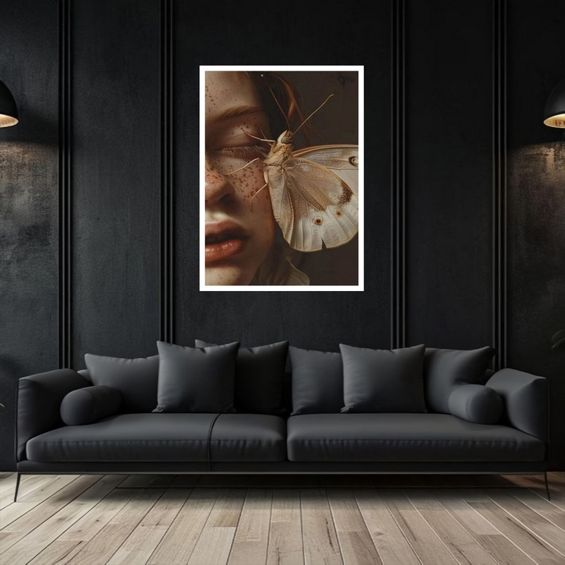 تابلو بکلیت طرح نقاشی چهره دکوری هنری و مدرن مدل W-bu5388