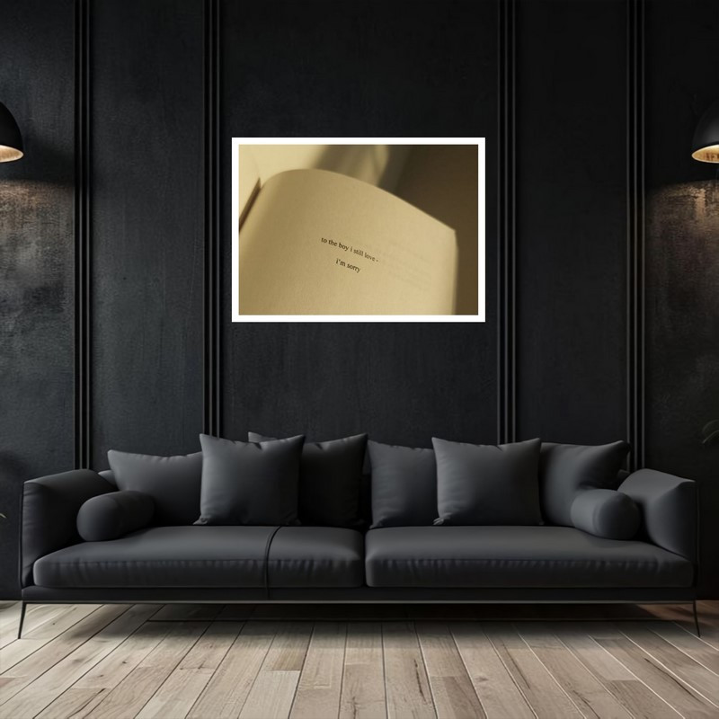 تابلو بکلیت طرح دکوری هنری کتاب و مطالعه و متن و جمله  مدل W-bu5420