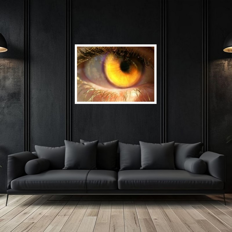 تابلو بکلیت طرح دکوری چشم انسان  مدل W-bu5440