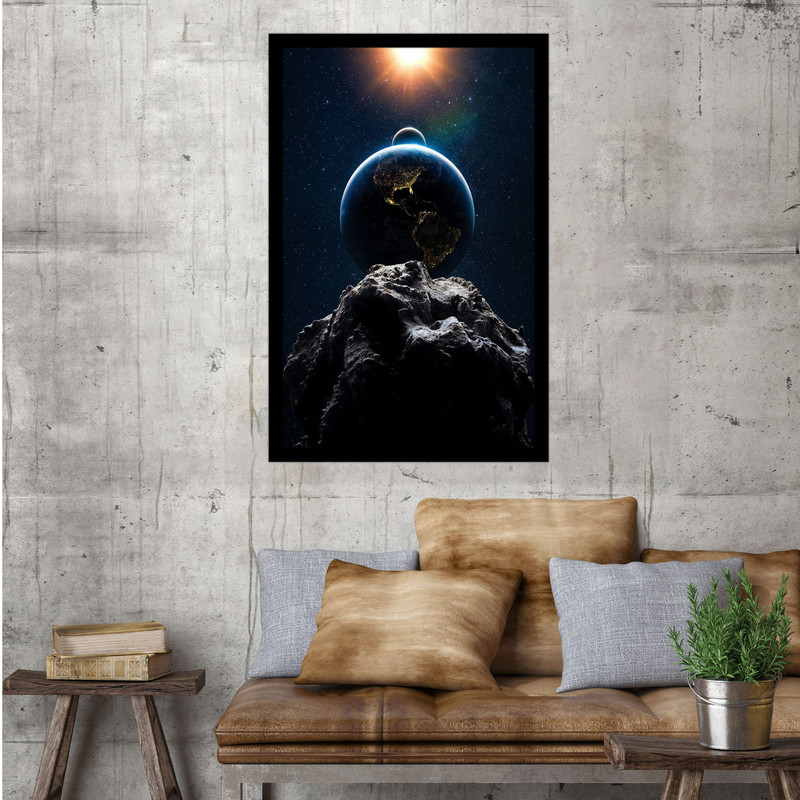 تابلو بکلیت طرح کهکشان و سیاره ها مدل B-bu1547