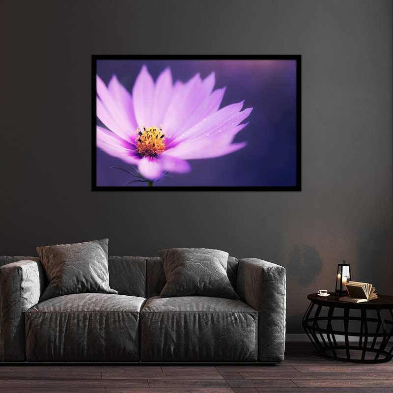 تابلو بکلیت طرح تصاویر هنری گل مدل B-bu1369