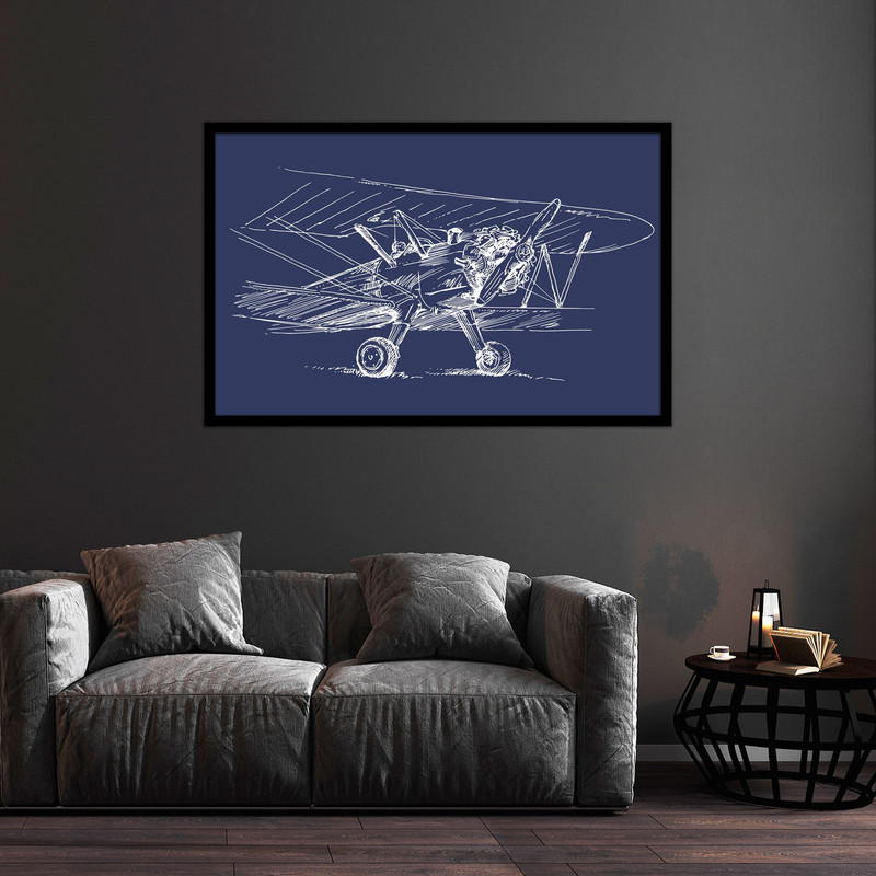 تابلو بکلیت طرح هواپیما مدل B-bu1681